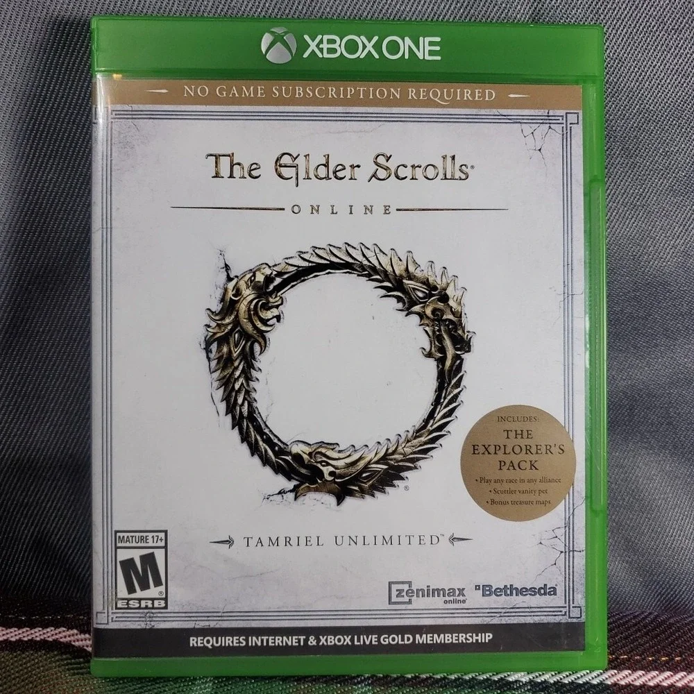 Bethesda Elder Scrolls Online Tamriel Unlimited Xbox One Game RPG Fantasy 2015